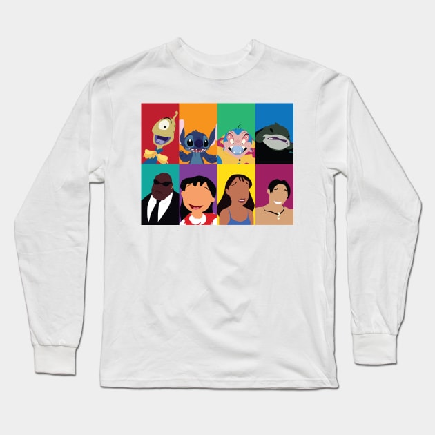 lilo and stitch Long Sleeve T-Shirt by ehaverstick